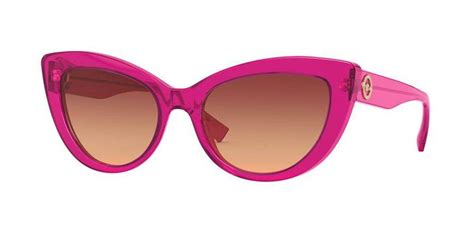 hot pink Versace glasses